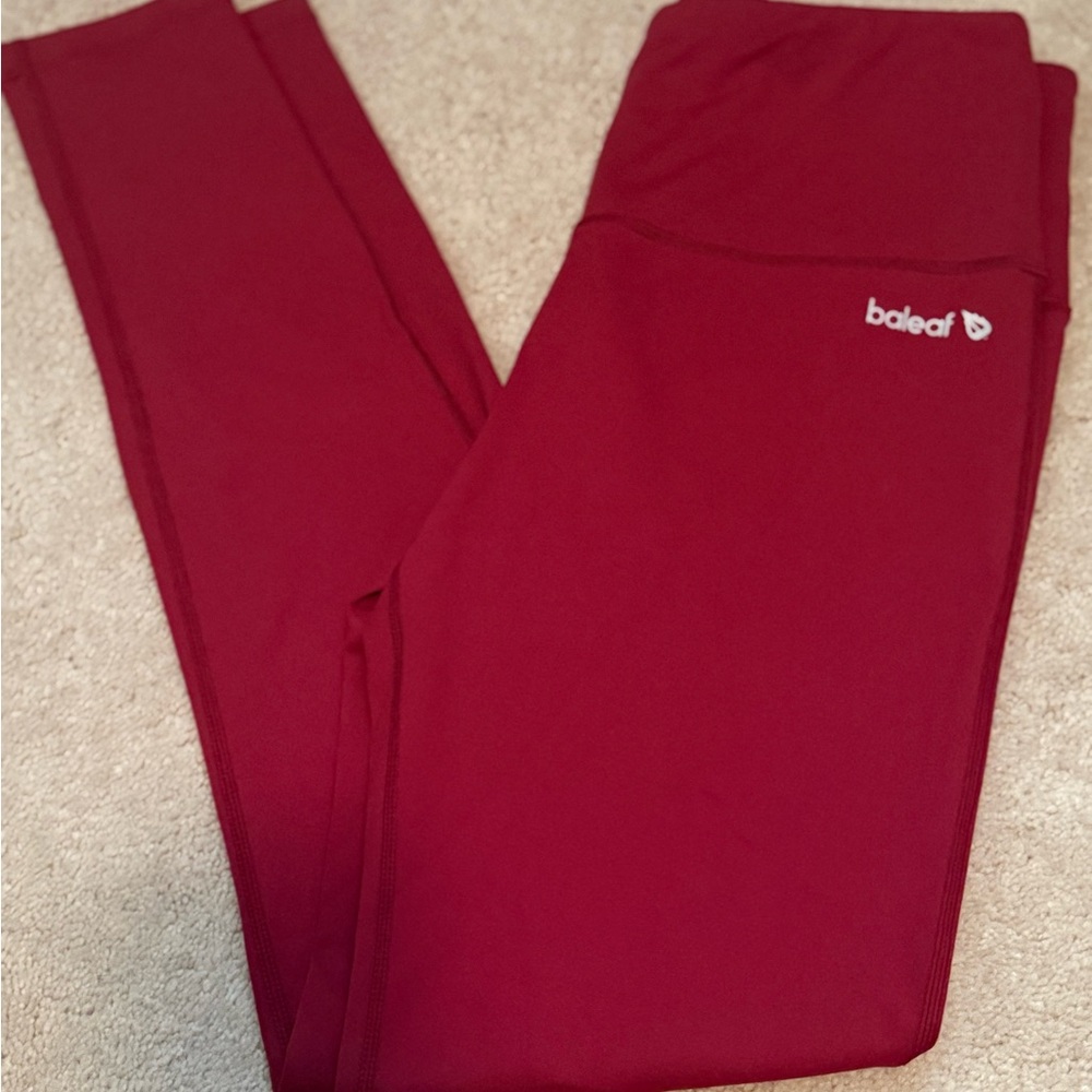 Baleaf Women's Red Leggings